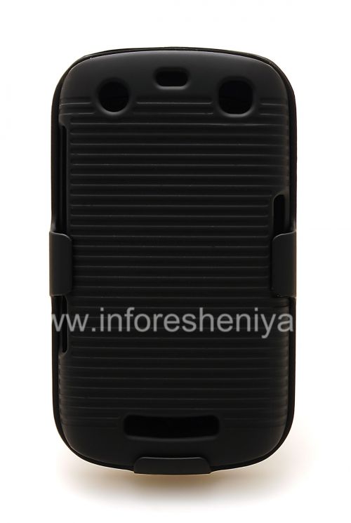 Photogallery for BlackBerry 9360 / 9370 কার্ভ জন্য প্লাস্টিক কেস + + খাপ, কালো product