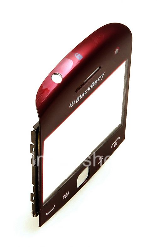 Photogallery for L&#39;écran de verre d&#39;origine pour BlackBerry Curve 9360/9370, Rouge (Ruby Red) product