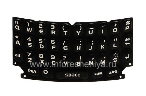 Photogallery for El teclado original Inglés para el BlackBerry Curve 9360/9370, Negro product