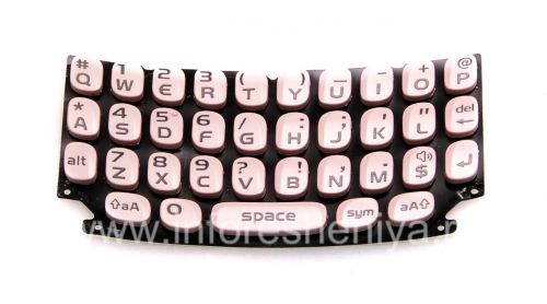 Photogallery for El teclado original Inglés para el BlackBerry Curve 9360/9370, Pink (rosa) product