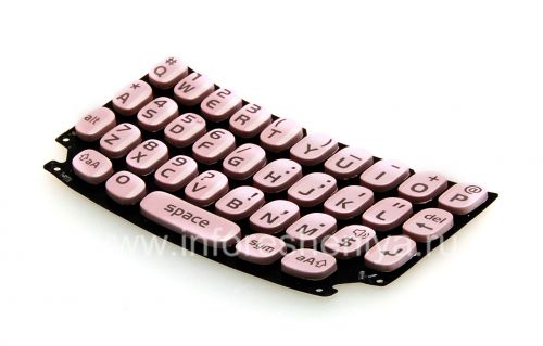 Photogallery for El teclado original Inglés para el BlackBerry Curve 9360/9370, Pink (rosa) product