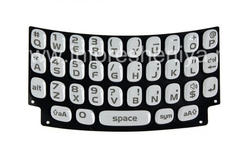 Photogallery for El teclado original Inglés para el BlackBerry Curve 9360/9370, Color blanco product