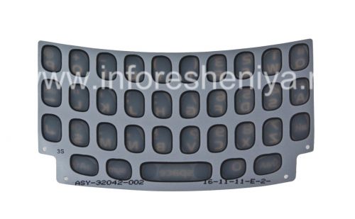 Photogallery for El teclado original Inglés para el BlackBerry Curve 9360/9370, Color blanco product