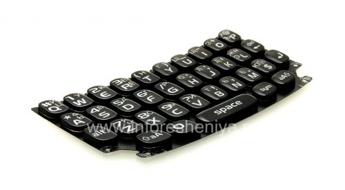 Photogallery for Russian Keyboard for BlackBerry 9360/9370 Curve (engraving), The black product