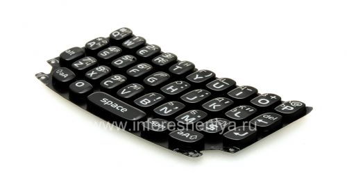 Photogallery for Russian Keyboard for BlackBerry 9360/9370 Curve (engraving), The black product