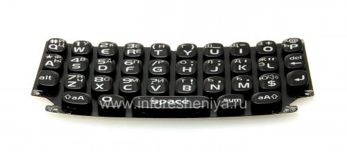 Photogallery for Russian Keyboard for BlackBerry 9360/9370 Curve (engraving), The black product