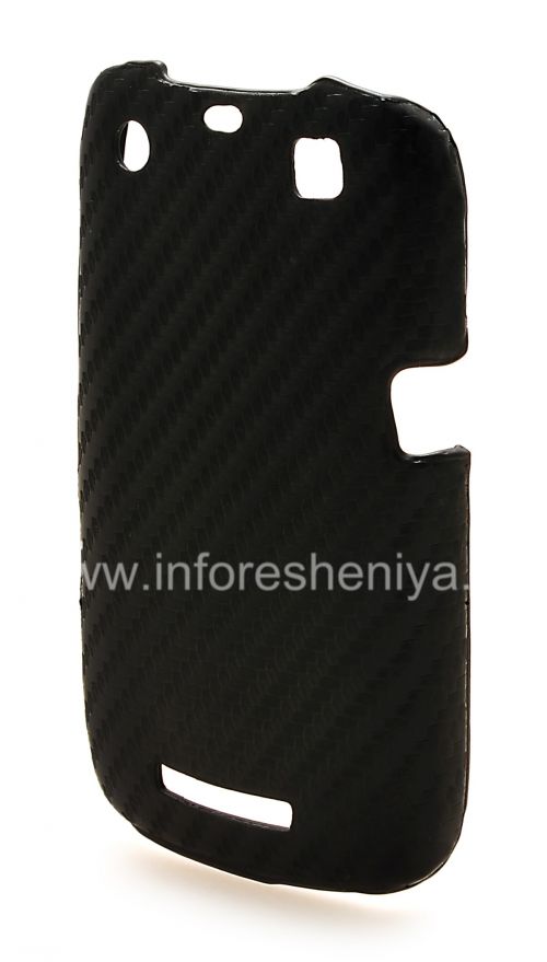 Photogallery for Plastic bag-cap &quot;Carbon&quot; for BlackBerry 9360/9370 Curve, The black product