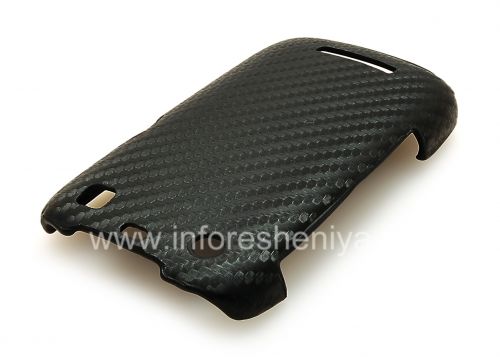 Photogallery for Plastic bag-cap &quot;Carbon&quot; for BlackBerry 9360/9370 Curve, The black product