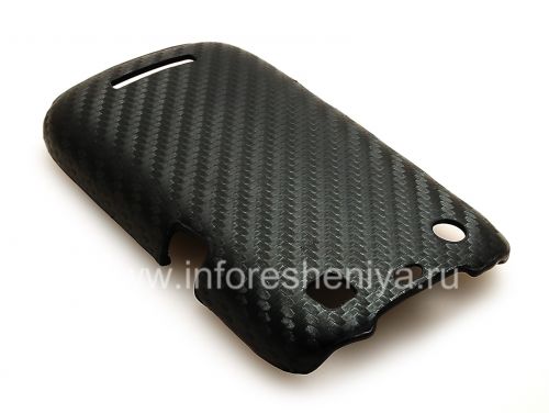 Photogallery for Plastic bag-cap &quot;Carbon&quot; for BlackBerry 9360/9370 Curve, The black product