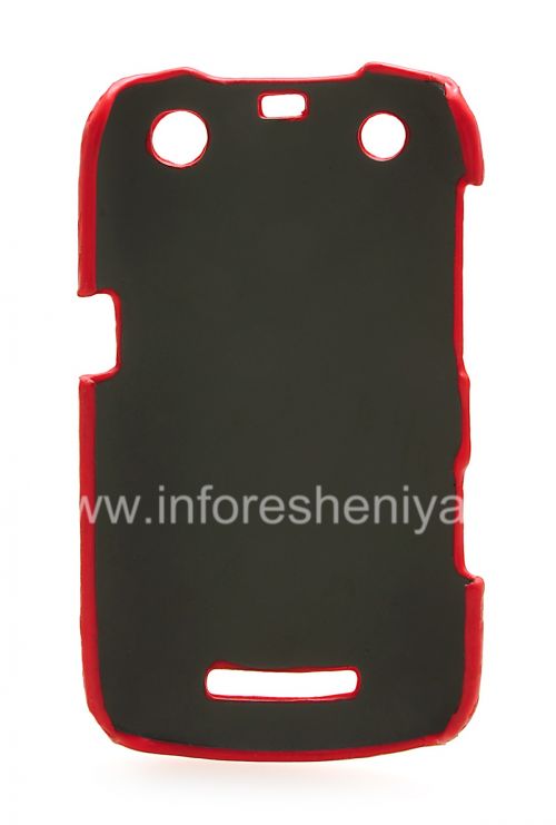 Photogallery for Plastic bag-cap &quot;Carbon&quot; for BlackBerry 9360/9370 Curve, Red product