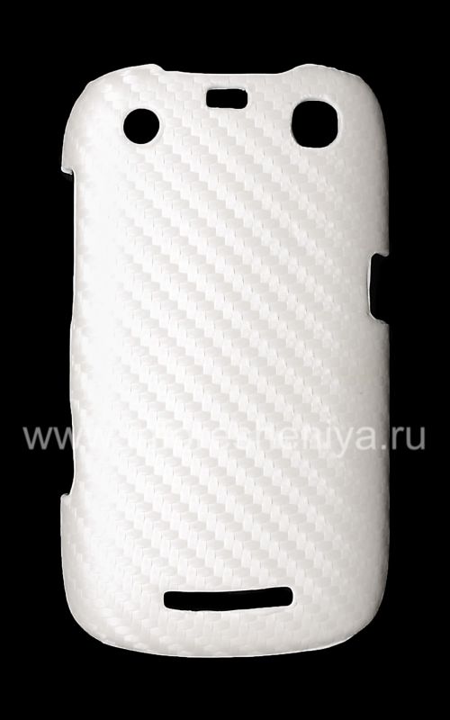 Photogallery for Plastic bag-cap &quot;Carbon&quot; for BlackBerry 9360/9370 Curve, White product
