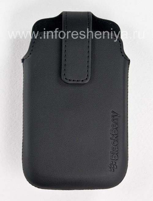 Photogallery for Das Original Ledertasche mit Clip Leather Swivel Holster für Blackberry 9360/9370 Curve, Black (Schwarz) product