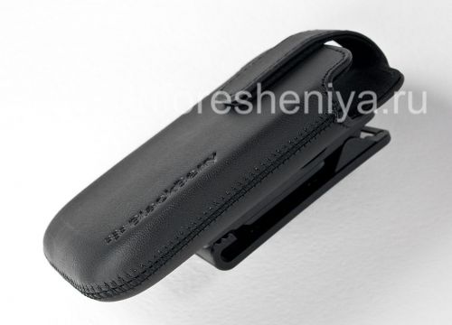 Photogallery for Das Original Ledertasche mit Clip Leather Swivel Holster für Blackberry 9360/9370 Curve, Black (Schwarz) product