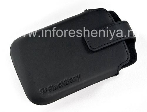 Photogallery for Das Original Ledertasche mit Clip Leather Swivel Holster für Blackberry 9360/9370 Curve, Black (Schwarz) product