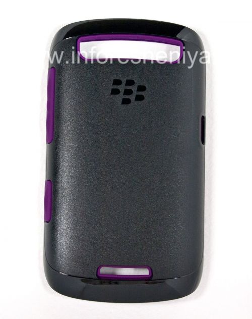 Photogallery for Original Case ruggedized Premium Skin für Blackberry Curve 9360/9370, Schwarz / Lila (schwarz / lila) product