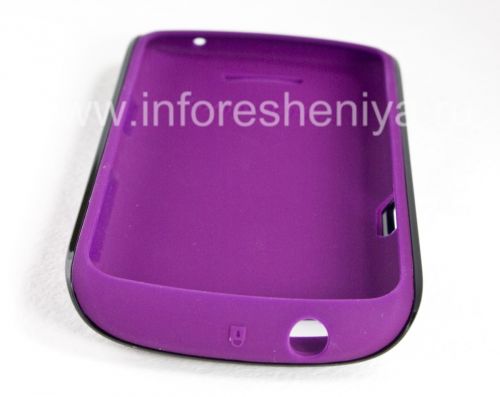 Photogallery for Original Case ruggedized Premium Skin für Blackberry Curve 9360/9370, Schwarz / Lila (schwarz / lila) product