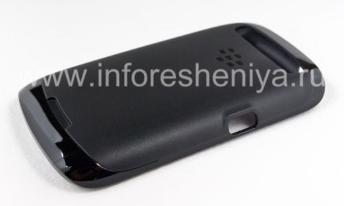 Photogallery for Funda de silicona original compactado Shell suave de la caja para BlackBerry Curve 9360/9370, Negro (Negro) product