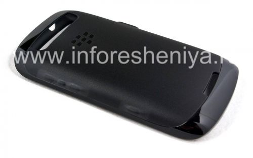 Photogallery for Funda de silicona original compactado Shell suave de la caja para BlackBerry Curve 9360/9370, Negro (Negro) product