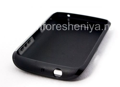Photogallery for Funda de silicona original compactado Shell suave de la caja para BlackBerry Curve 9360/9370, Negro (Negro) product