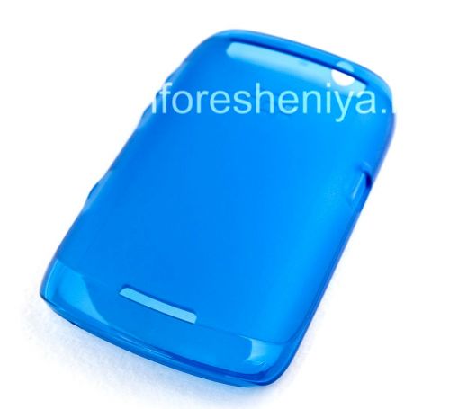 Photogallery for Funda de silicona original compactado Shell suave de la caja para BlackBerry Curve 9360/9370, Azul (Blue Sky) product