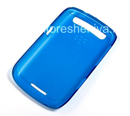 Photogallery for Funda de silicona original compactado Shell suave de la caja para BlackBerry Curve 9360/9370, Azul (Blue Sky) product