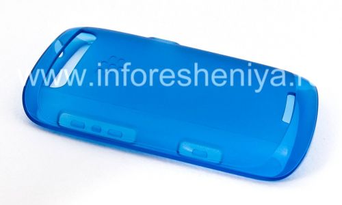 Photogallery for Funda de silicona original compactado Shell suave de la caja para BlackBerry Curve 9360/9370, Azul (Blue Sky) product