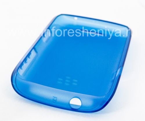 Photogallery for Funda de silicona original compactado Shell suave de la caja para BlackBerry Curve 9360/9370, Azul (Blue Sky) product