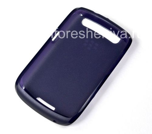 Photogallery for Funda de silicona original compactado Shell suave de la caja para BlackBerry Curve 9360/9370, Lila (Indigo) product