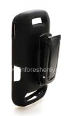 Photo 4 — コー​​ポレート・ケース+ベルトは、BlackBerry 9370分の9360カーブのためのボディーグローブフレックススナップオンケースをクリップ, ブラック