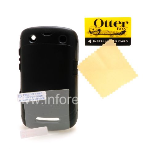 Photogallery for BlackBerry 9360 / 9370 কার্ভ জন্য কর্পোরেট ruggedized ক্ষেত্রে OtterBox নিত্যযাত্রীদের সিরিজ কেস, ব্ল্যাক (কালো) product