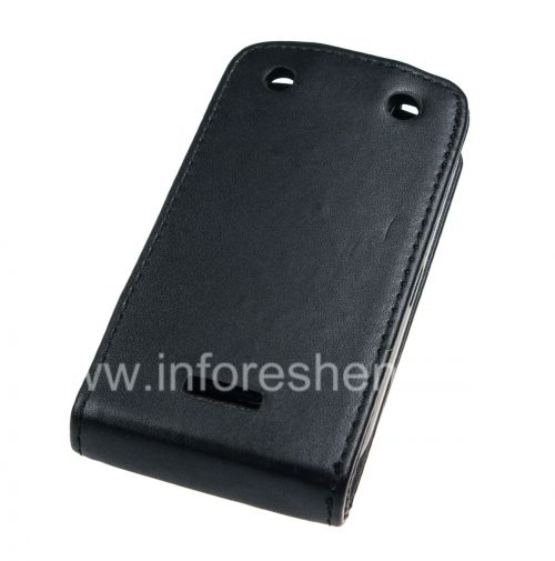 Photogallery for 与BlackBerry 9380曲线纵向开皮套盖, 黑色质地优良 product