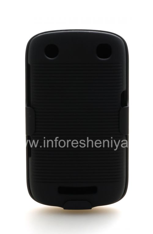 Photogallery for حالة من البلاستيك + الحافظة لبلاك بيري كيرف 9380, أسود product