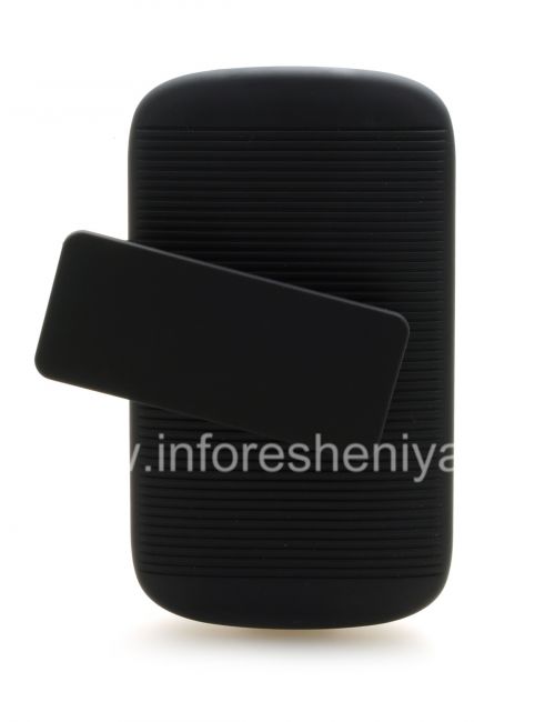 Photogallery for حالة من البلاستيك + الحافظة لبلاك بيري كيرف 9380, أسود product