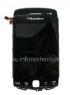 Photo 1 — The original LCD screen assembly with touch-screen for BlackBerry 9380 Curve, Black, screen type 003/111