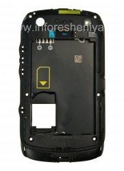 The middle part of the original case for the BlackBerry 9380 Curve, The black