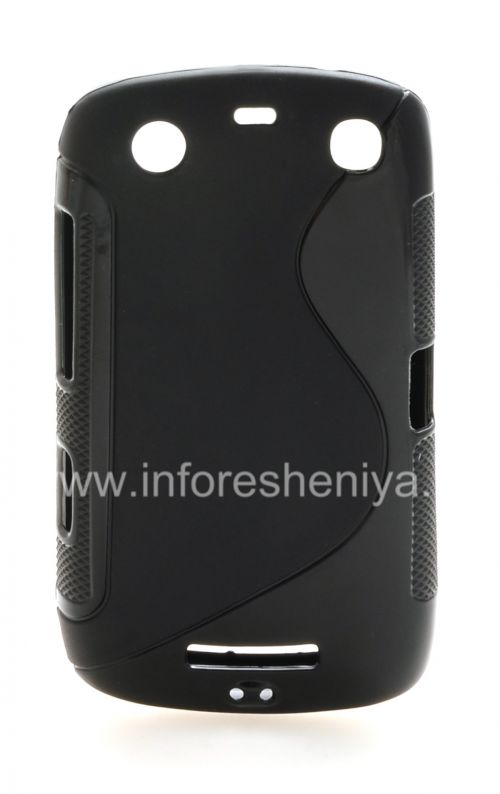 Photogallery for 硅胶套紧凑的流线型曲线BlackBerry 9380, 黑 product