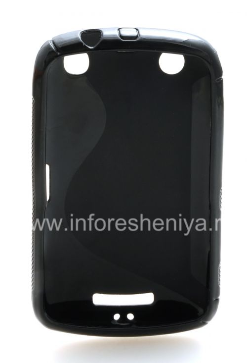Photogallery for 硅胶套紧凑的流线型曲线BlackBerry 9380, 黑 product