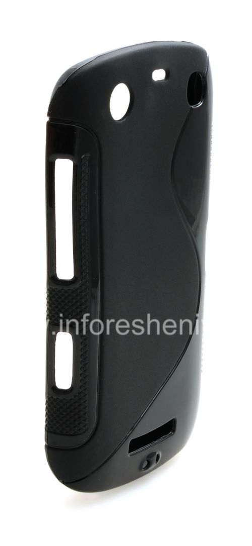 Photogallery for 硅胶套紧凑的流线型曲线BlackBerry 9380, 黑 product