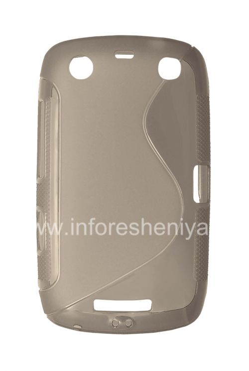 Photogallery for 硅胶套紧凑的流线型曲线BlackBerry 9380, 灰色 product