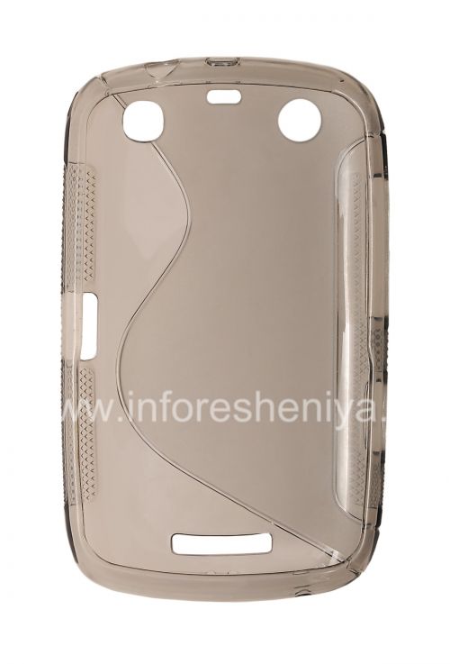 Photogallery for 硅胶套紧凑的流线型曲线BlackBerry 9380, 灰色 product