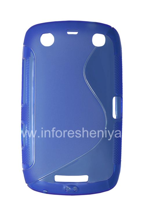 Photogallery for 硅胶套紧凑的流线型曲线BlackBerry 9380, 蓝 product