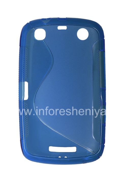 Photogallery for 硅胶套紧凑的流线型曲线BlackBerry 9380, 蓝 product