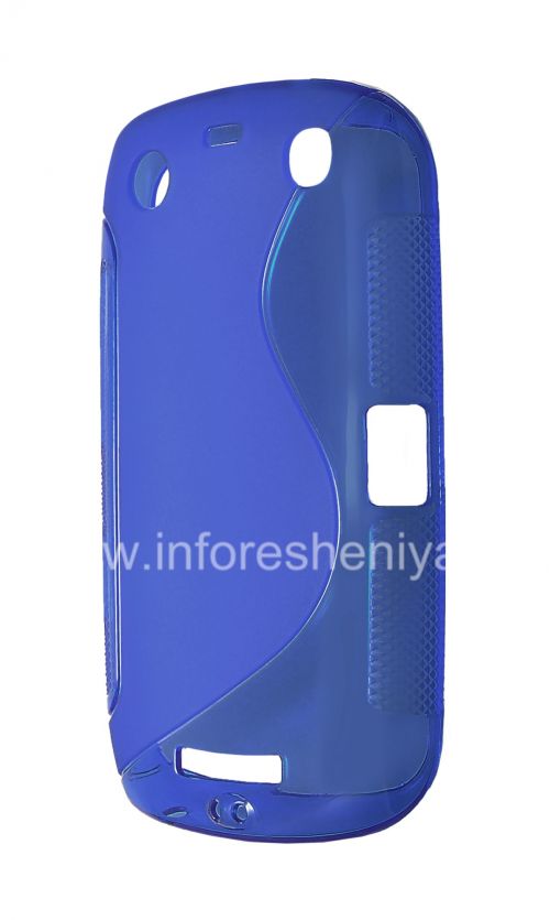 Photogallery for 硅胶套紧凑的流线型曲线BlackBerry 9380, 蓝 product