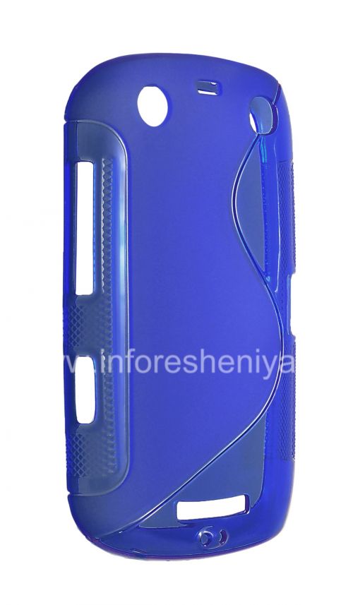 Photogallery for 硅胶套紧凑的流线型曲线BlackBerry 9380, 蓝 product