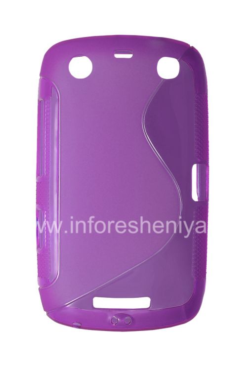 Photogallery for 硅胶套紧凑的流线型曲线BlackBerry 9380, 紫丁香 product