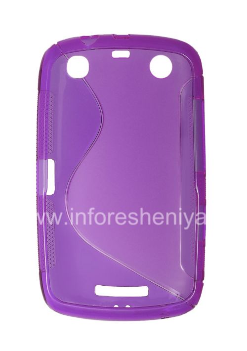 Photogallery for 硅胶套紧凑的流线型曲线BlackBerry 9380, 紫丁香 product