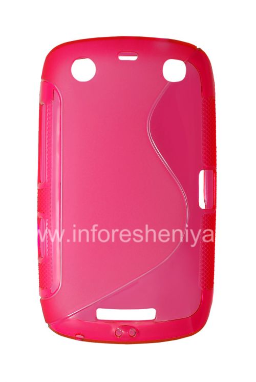 Photogallery for 硅胶套紧凑的流线型曲线BlackBerry 9380, 粉红色 product