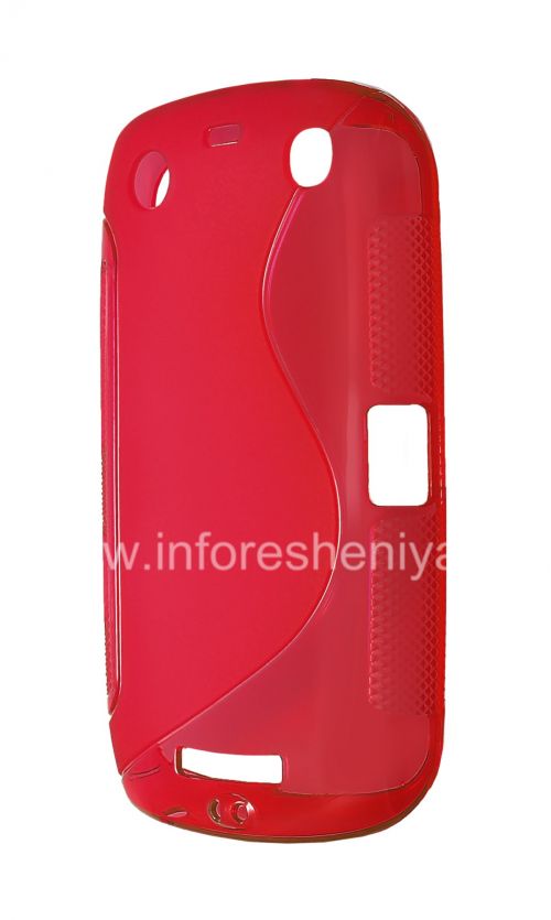Photogallery for 硅胶套紧凑的流线型曲线BlackBerry 9380, 红 product