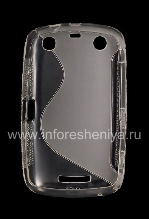 Photogallery for 硅胶套紧凑的流线型曲线BlackBerry 9380, 透明 product