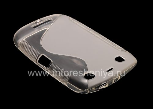 Photogallery for 硅胶套紧凑的流线型曲线BlackBerry 9380, 透明 product